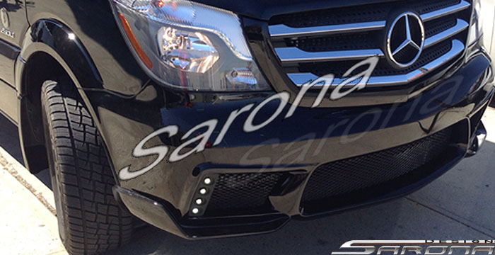 Custom Mercedes Sprinter  Van Front Bumper (2007 - 2013) - $990.00 (Part #MB-130-FB)